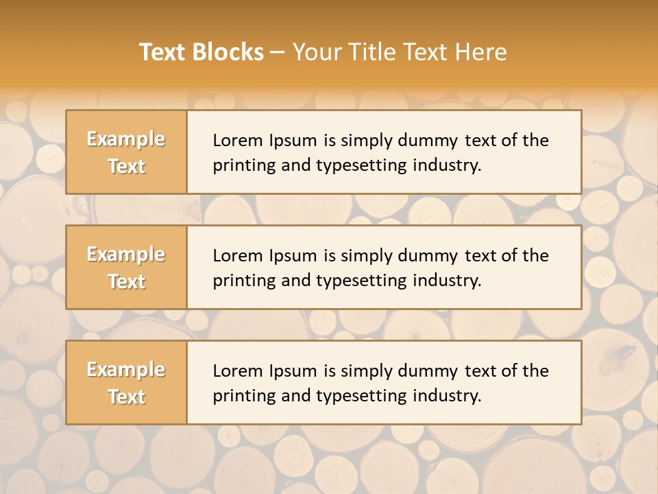 Trees Ridges Crop PowerPoint Template