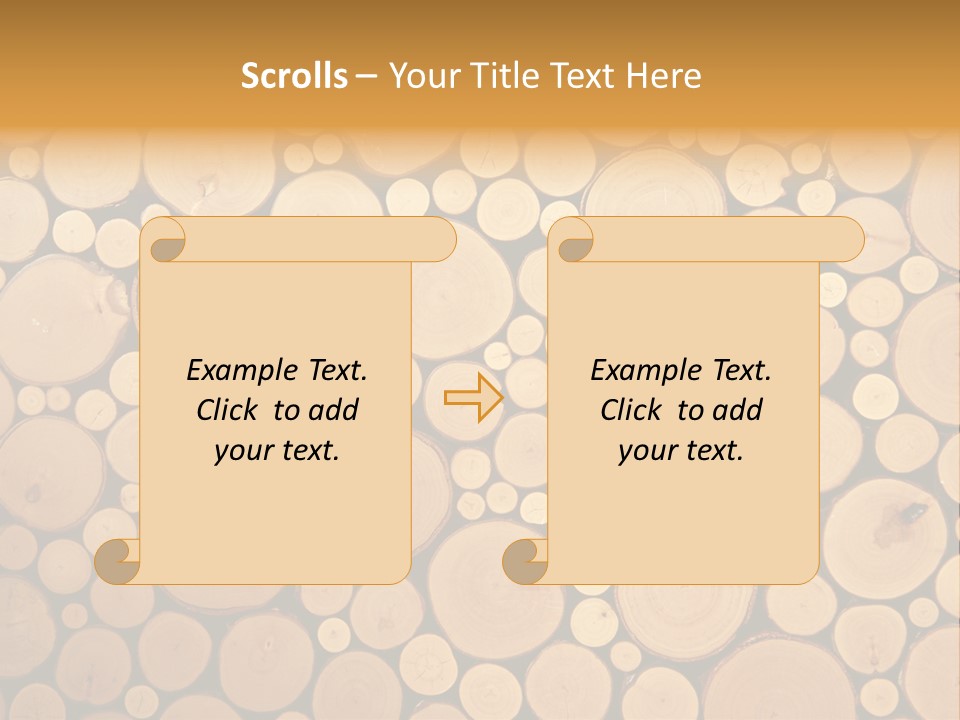 Trees Ridges Crop PowerPoint Template