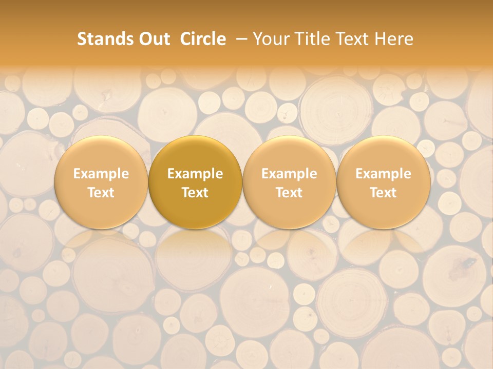 Trees Ridges Crop PowerPoint Template