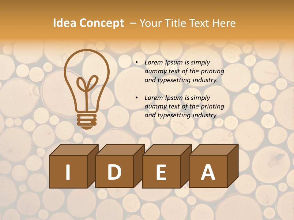 Trees Ridges Crop PowerPoint Template