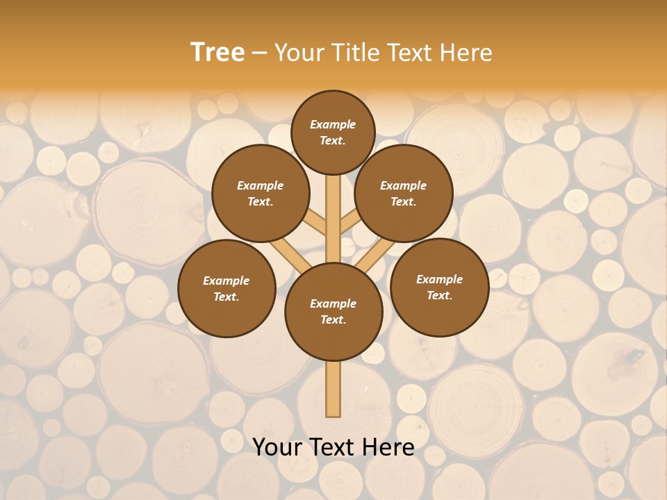 Trees Ridges Crop PowerPoint Template