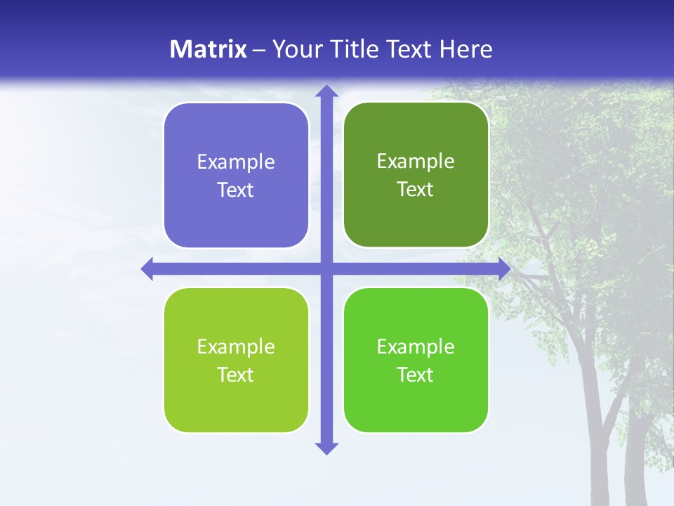 Trees Ecology Flora PowerPoint Template