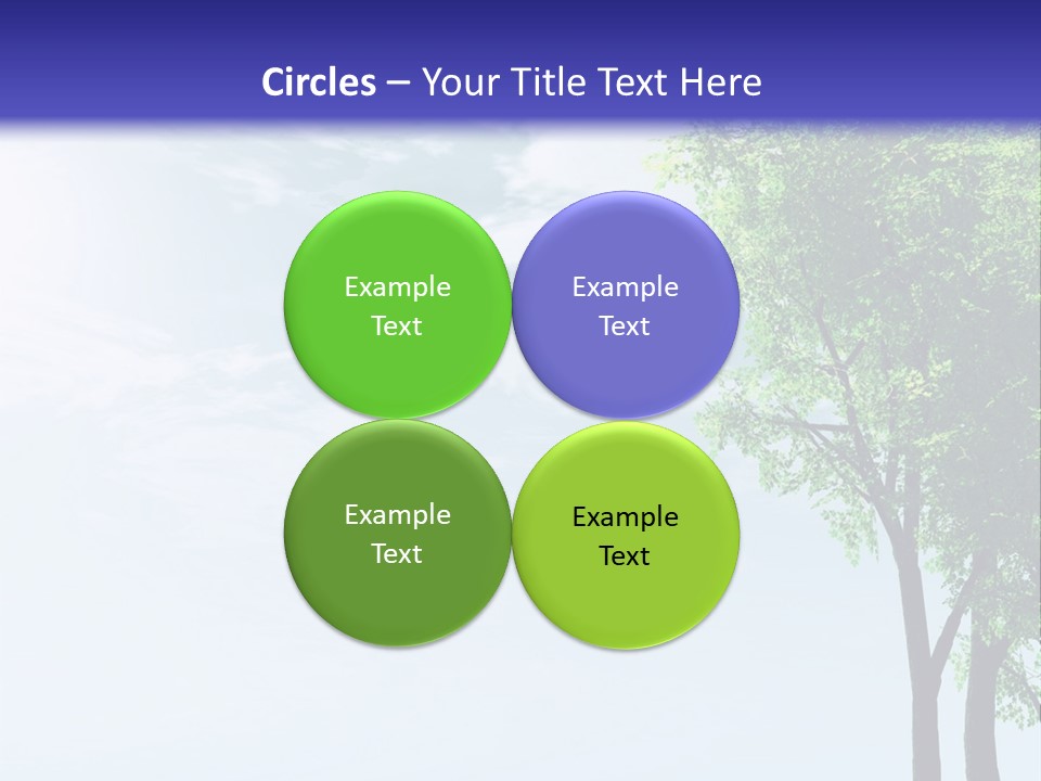 Trees Ecology Flora PowerPoint Template