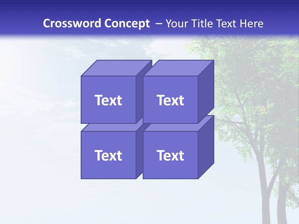 Trees Ecology Flora PowerPoint Template