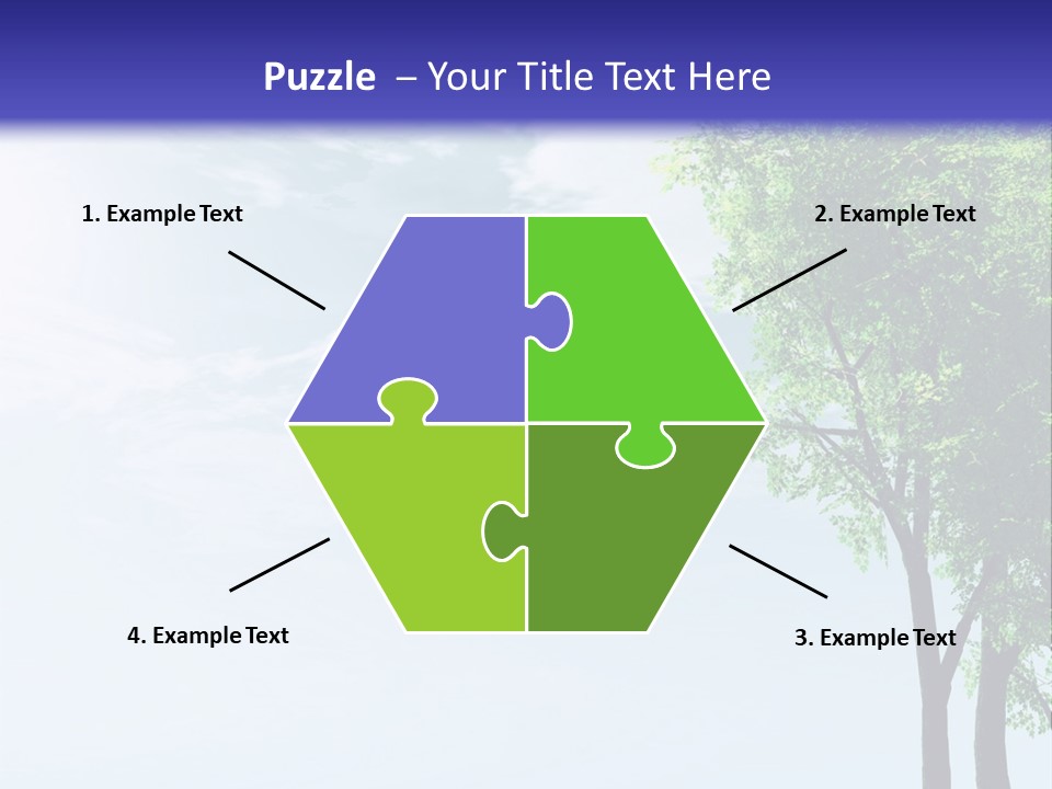 Trees Ecology Flora PowerPoint Template