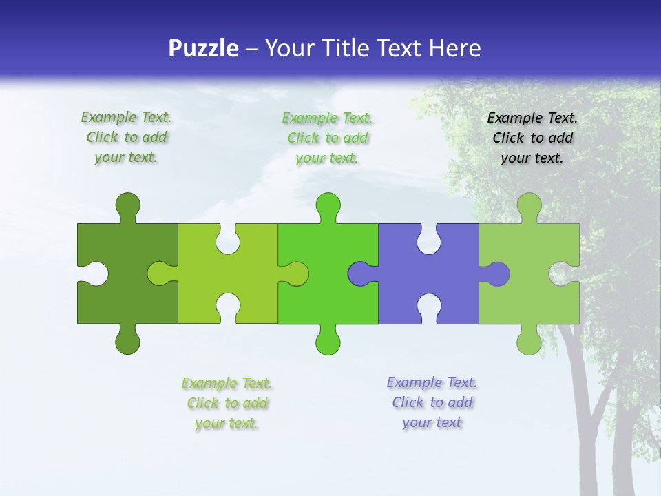 Trees Ecology Flora PowerPoint Template