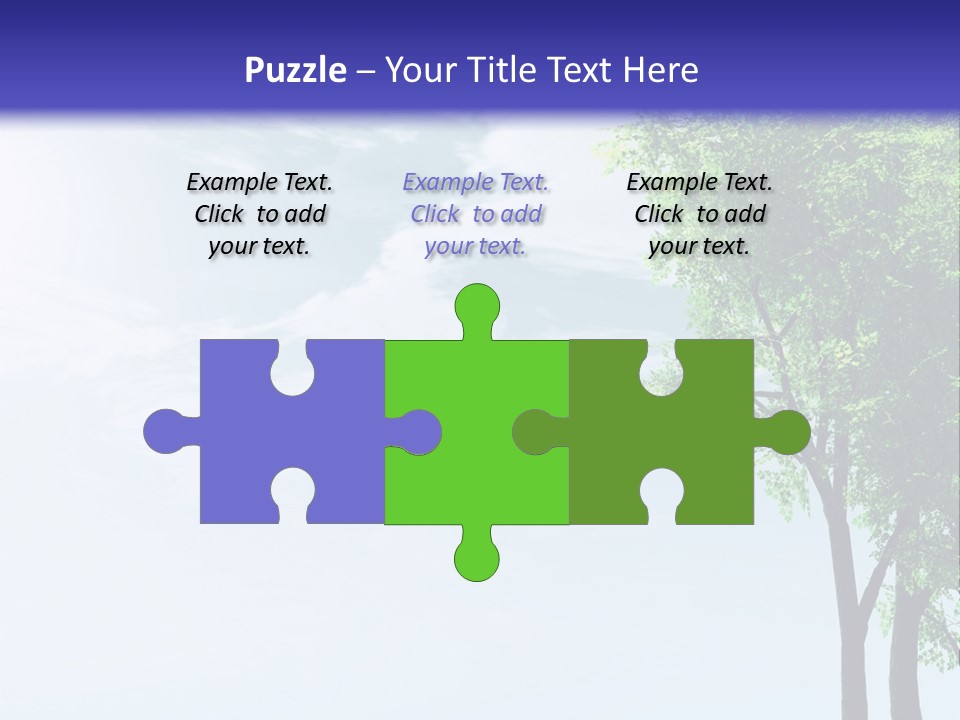 Trees Ecology Flora PowerPoint Template