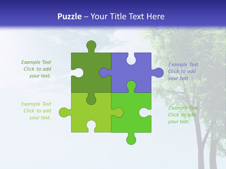 Trees Ecology Flora PowerPoint Template