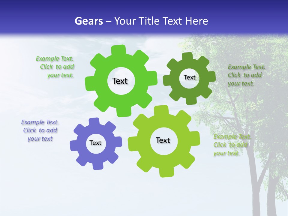 Trees Ecology Flora PowerPoint Template