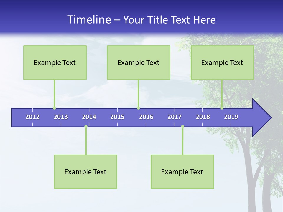 Trees Ecology Flora PowerPoint Template
