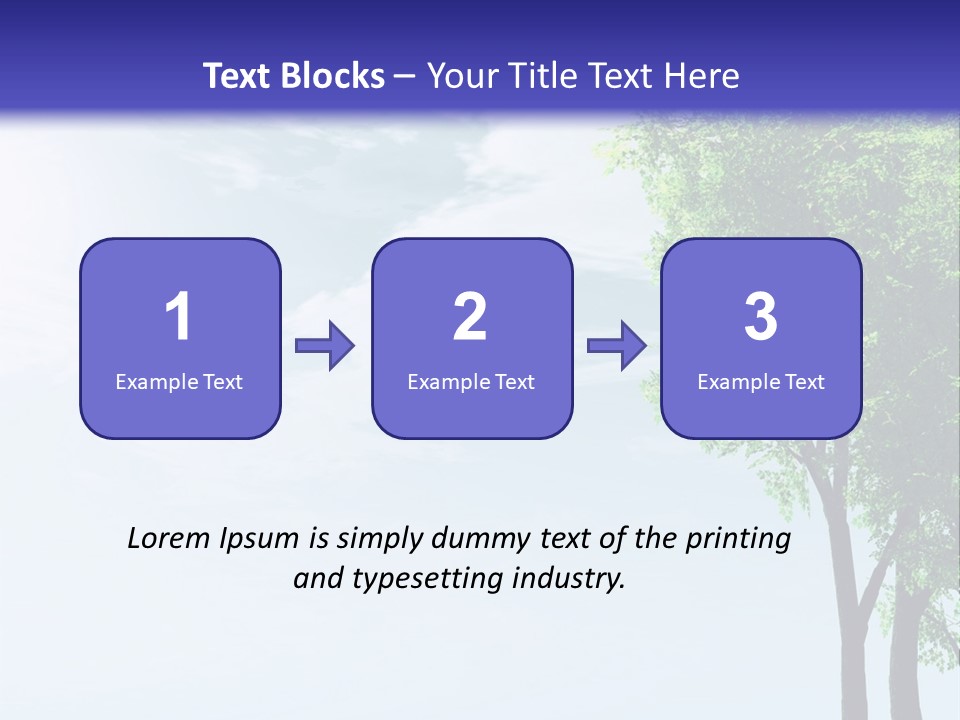 Trees Ecology Flora PowerPoint Template