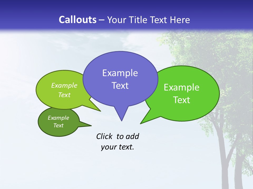 Trees Ecology Flora PowerPoint Template