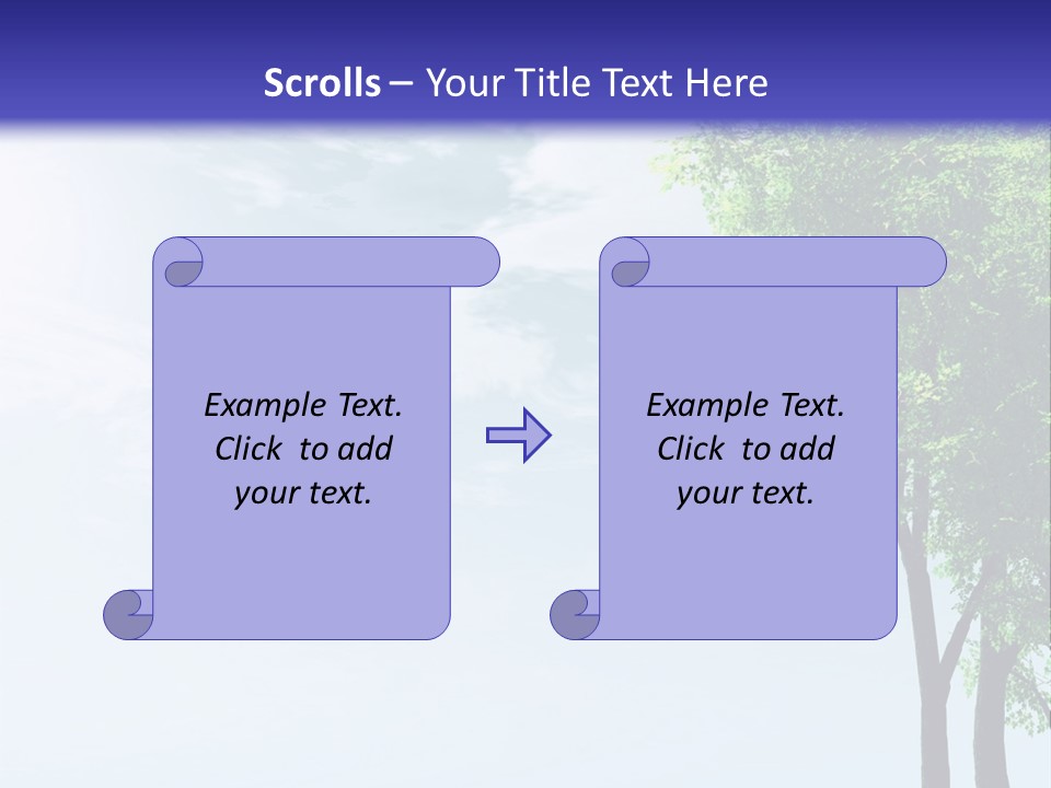 Trees Ecology Flora PowerPoint Template