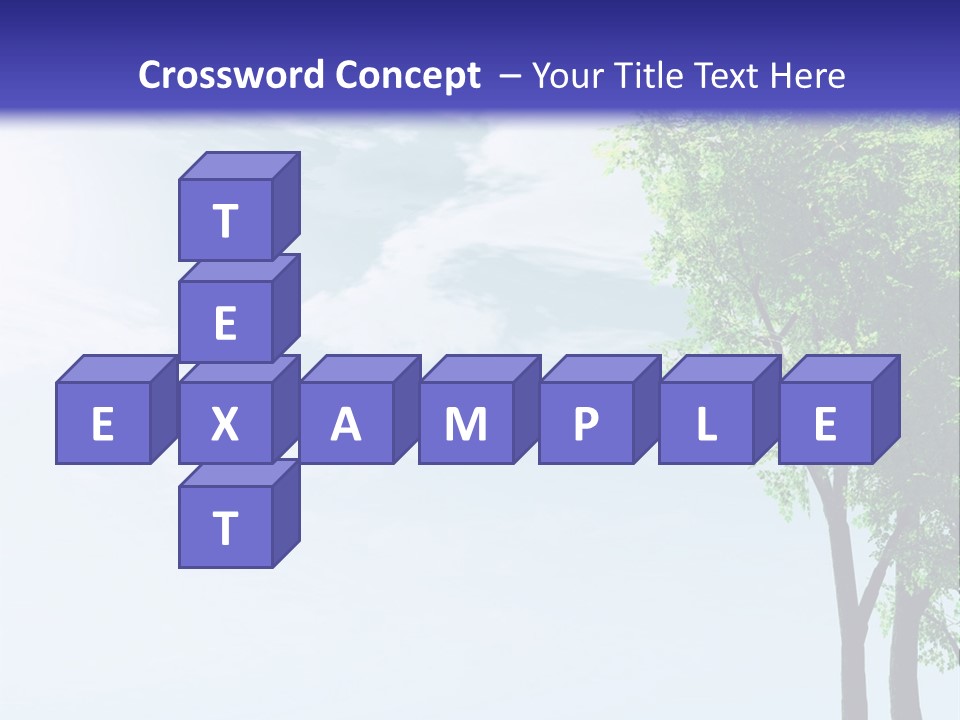 Trees Ecology Flora PowerPoint Template