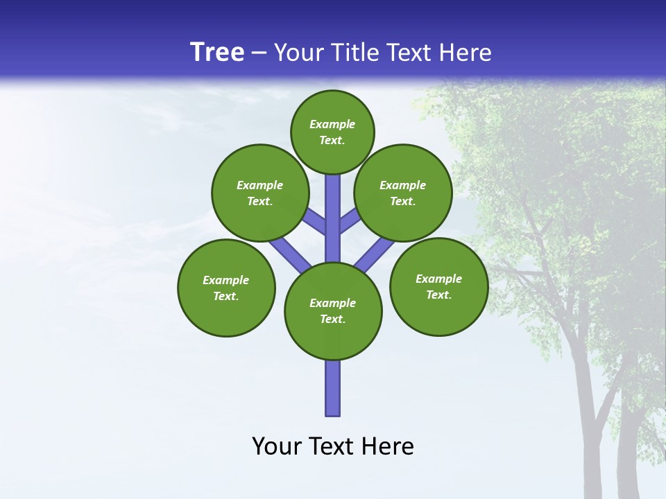 Trees Ecology Flora PowerPoint Template