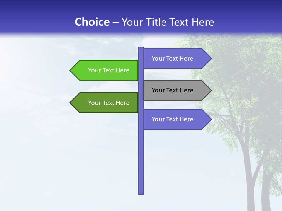 Trees Ecology Flora PowerPoint Template