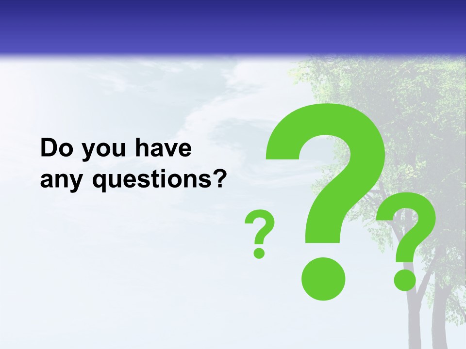 Trees Ecology Flora PowerPoint Template