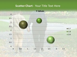 Walking Older Path PowerPoint Template