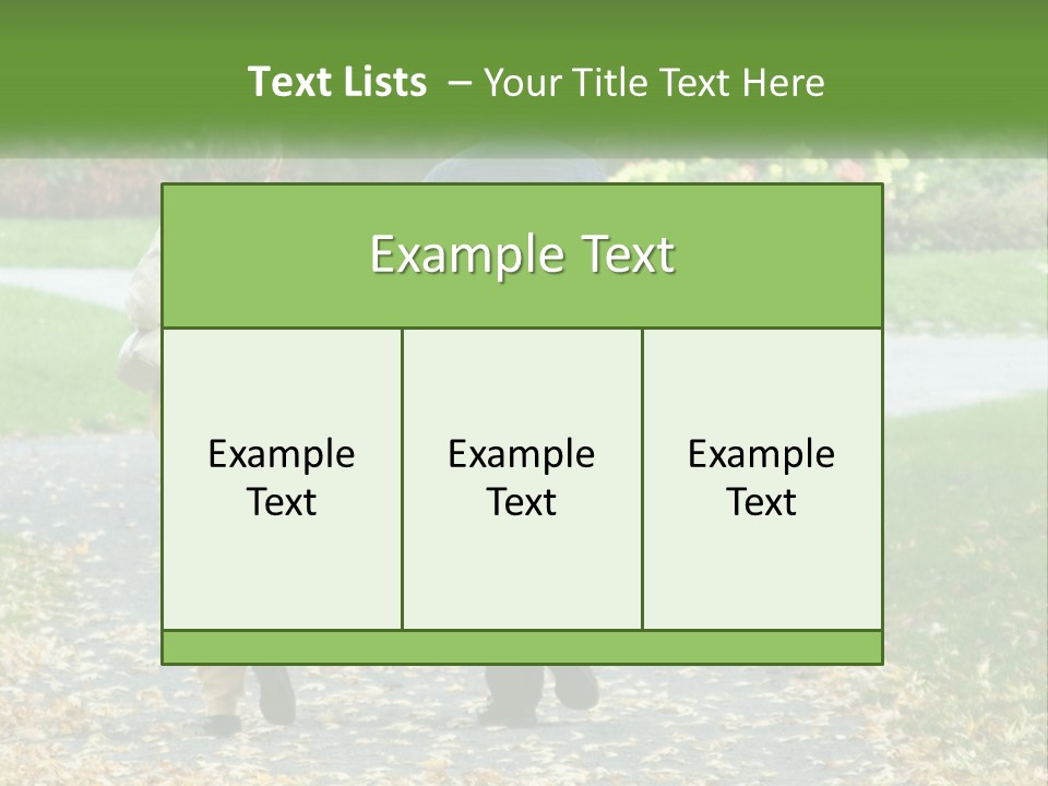 Walking Older Path PowerPoint Template