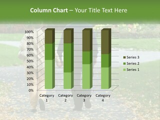 Walking Older Path PowerPoint Template
