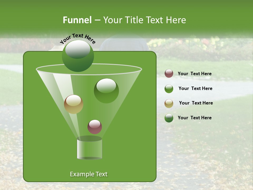 Walking Older Path PowerPoint Template