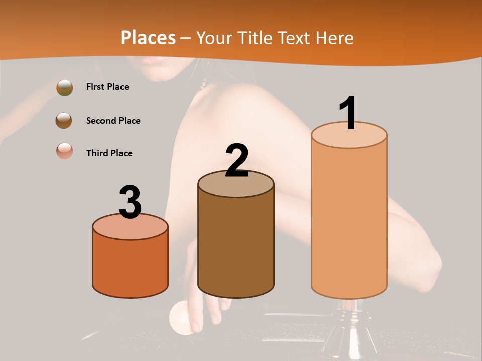 Adult Female Money PowerPoint Template