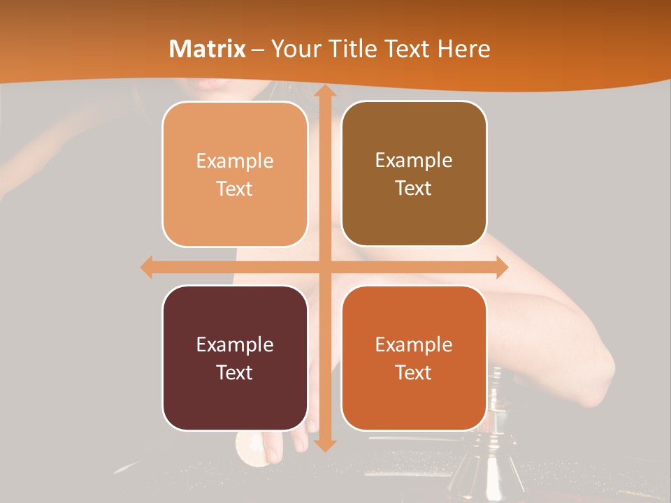 Adult Female Money PowerPoint Template