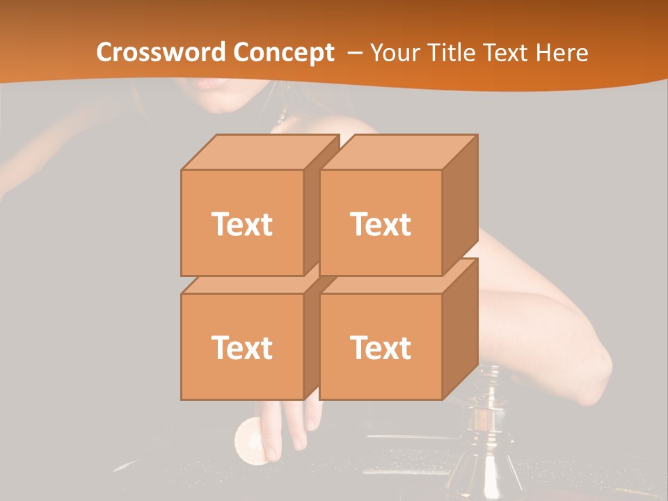 Adult Female Money PowerPoint Template