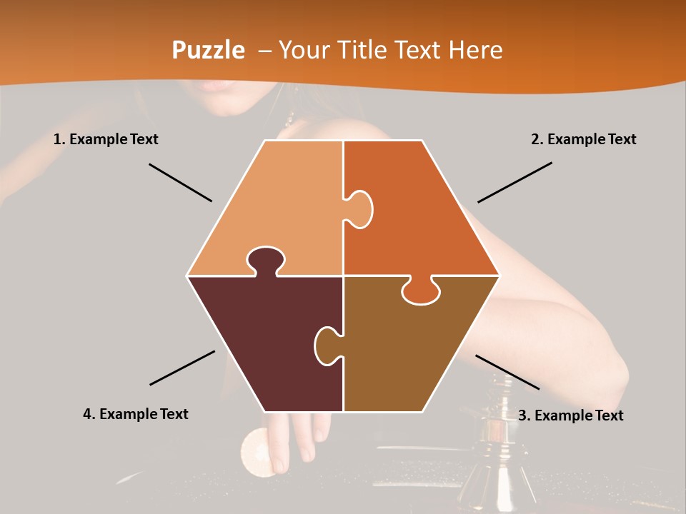 Adult Female Money PowerPoint Template