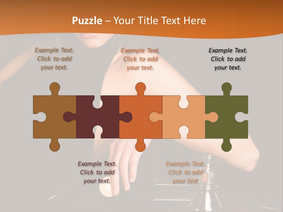 Adult Female Money PowerPoint Template