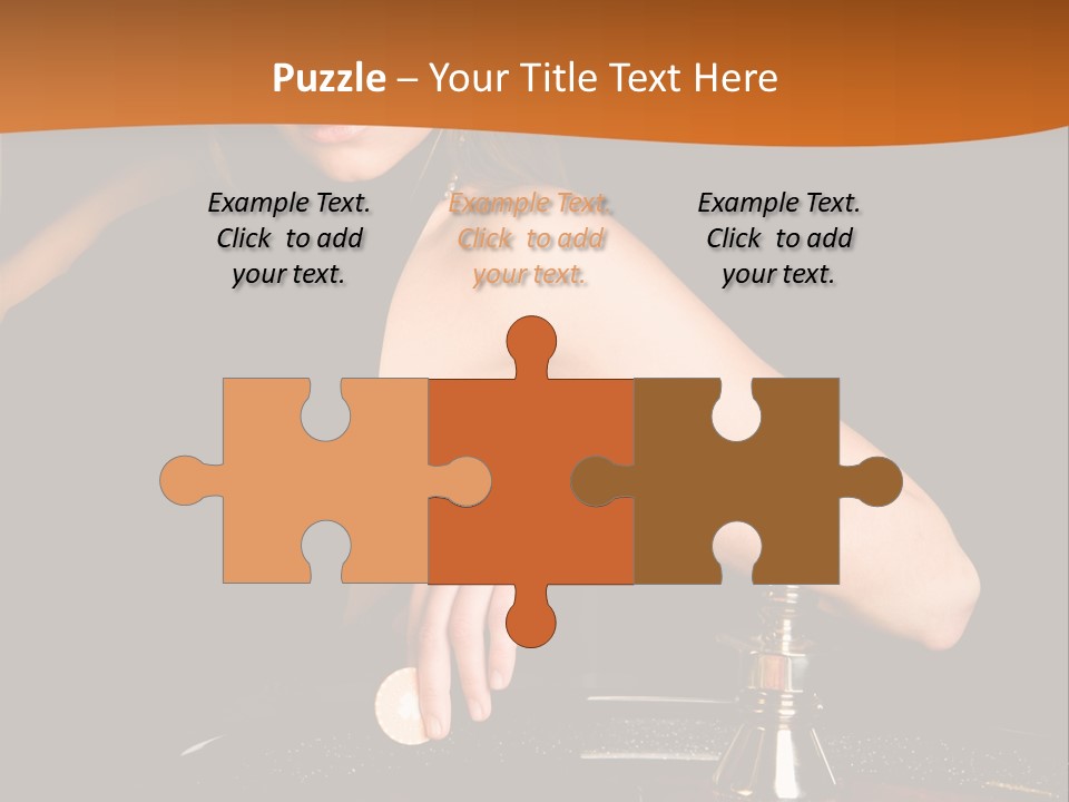 Adult Female Money PowerPoint Template