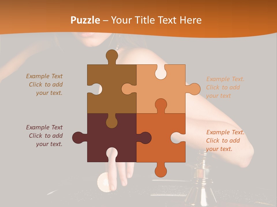 Adult Female Money PowerPoint Template