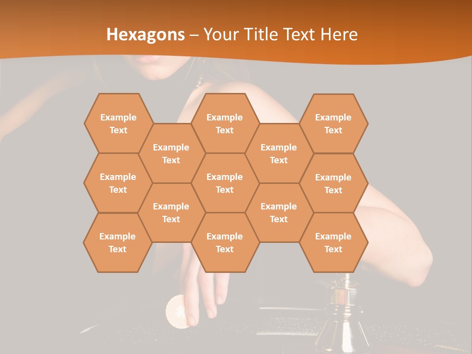 Adult Female Money PowerPoint Template