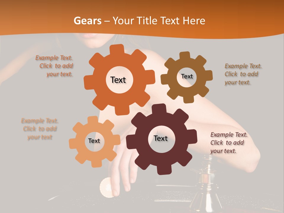 Adult Female Money PowerPoint Template