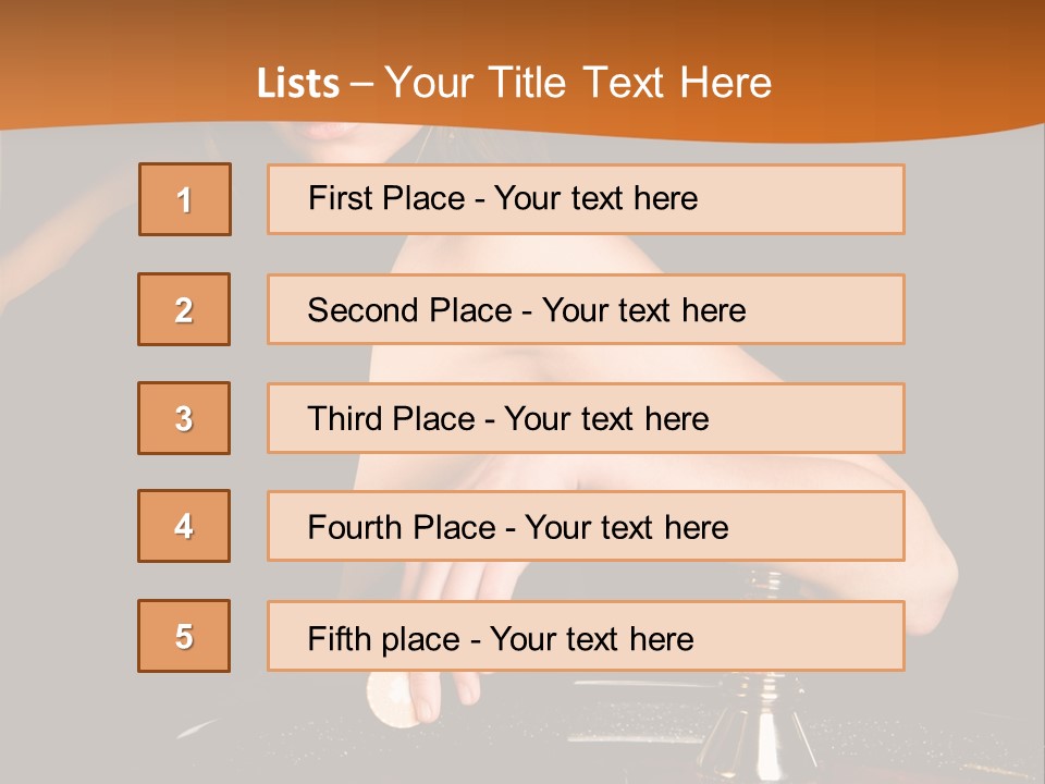 Adult Female Money PowerPoint Template