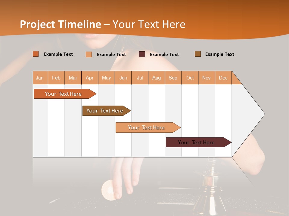 Adult Female Money PowerPoint Template