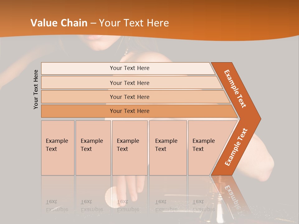 Adult Female Money PowerPoint Template