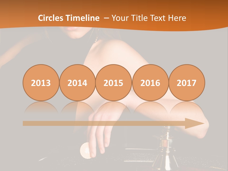 Adult Female Money PowerPoint Template