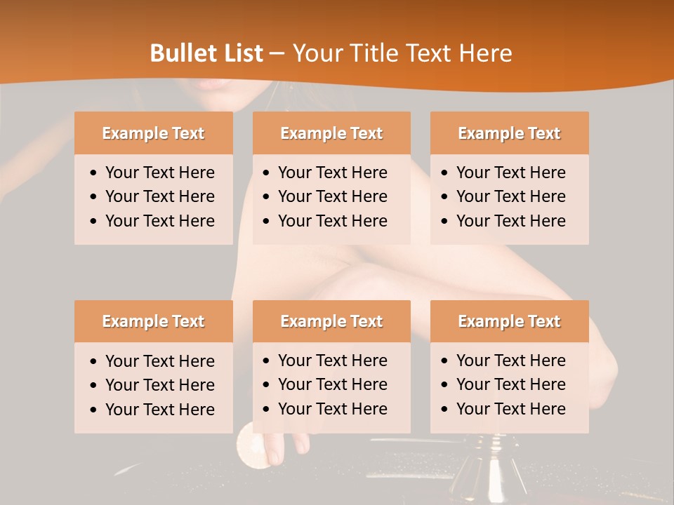 Adult Female Money PowerPoint Template