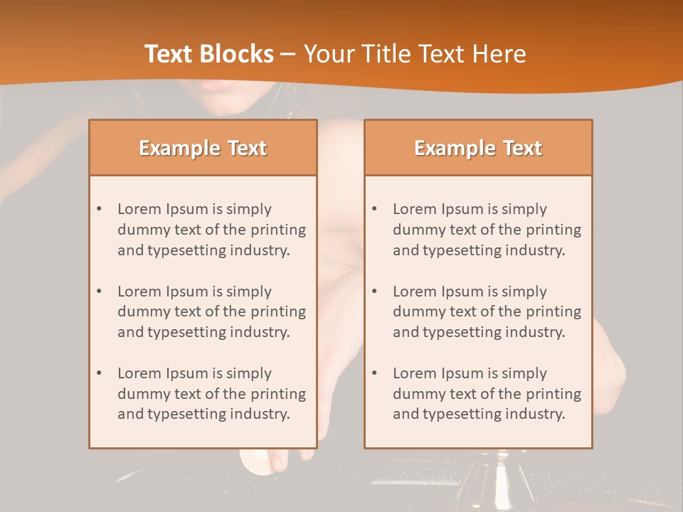 Adult Female Money PowerPoint Template