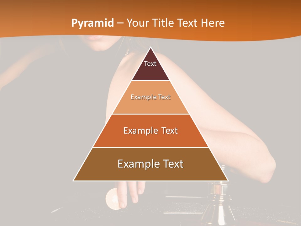 Adult Female Money PowerPoint Template