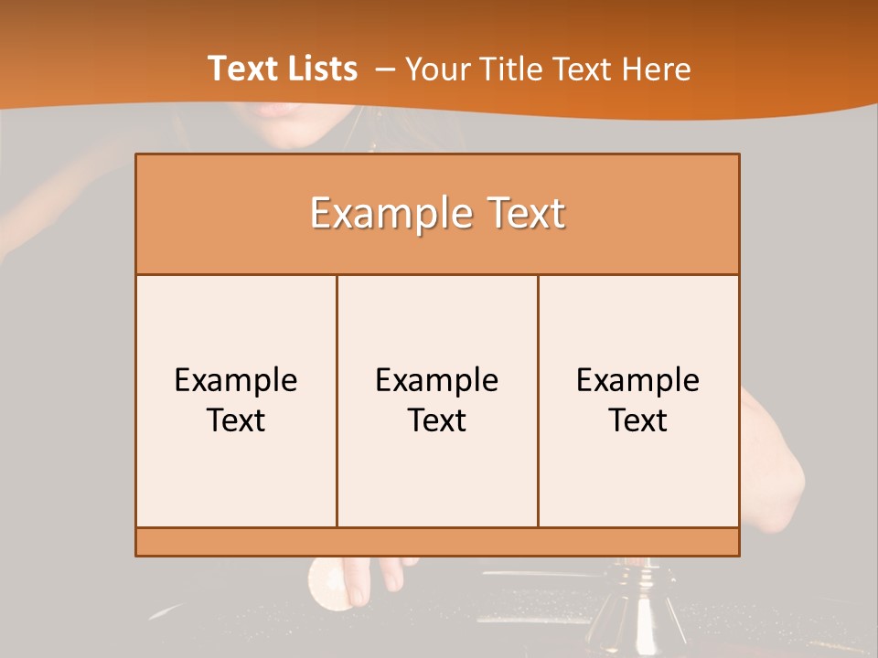 Adult Female Money PowerPoint Template