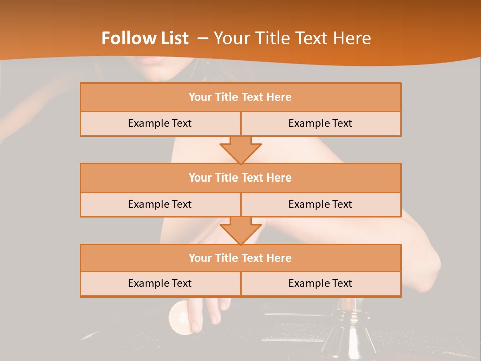 Adult Female Money PowerPoint Template