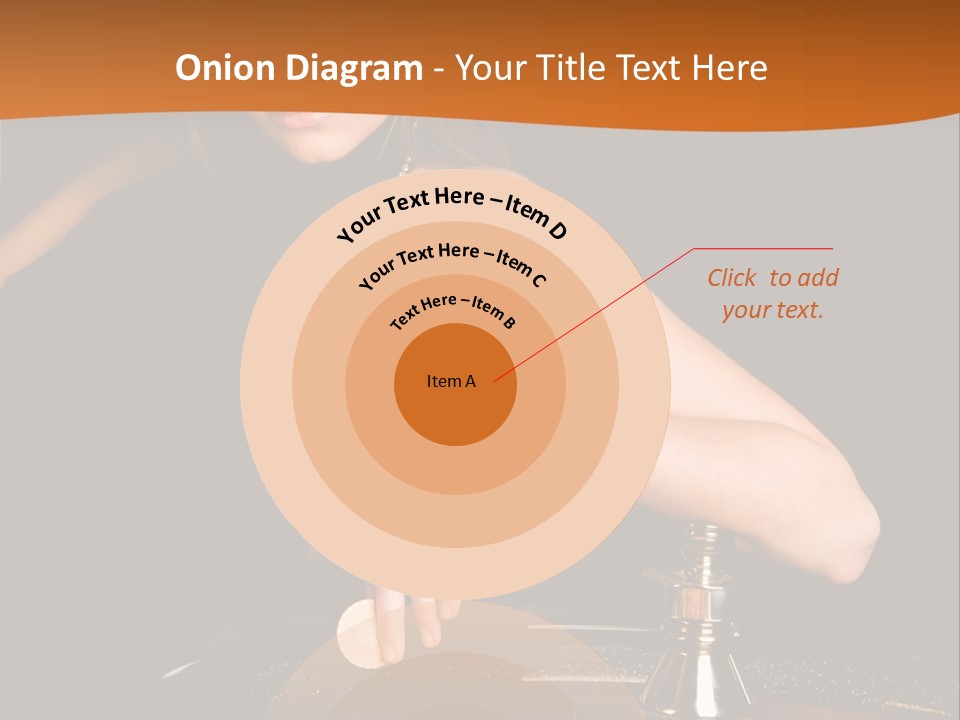 Adult Female Money PowerPoint Template