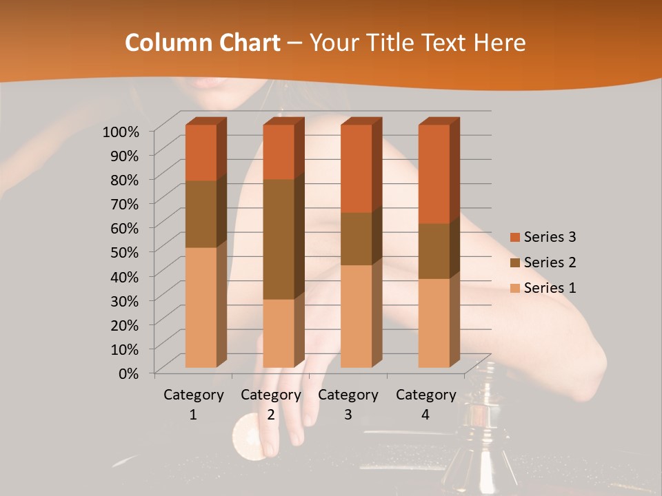 Adult Female Money PowerPoint Template