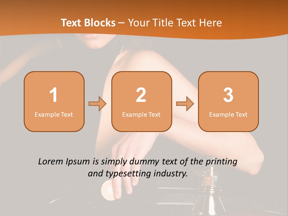 Adult Female Money PowerPoint Template
