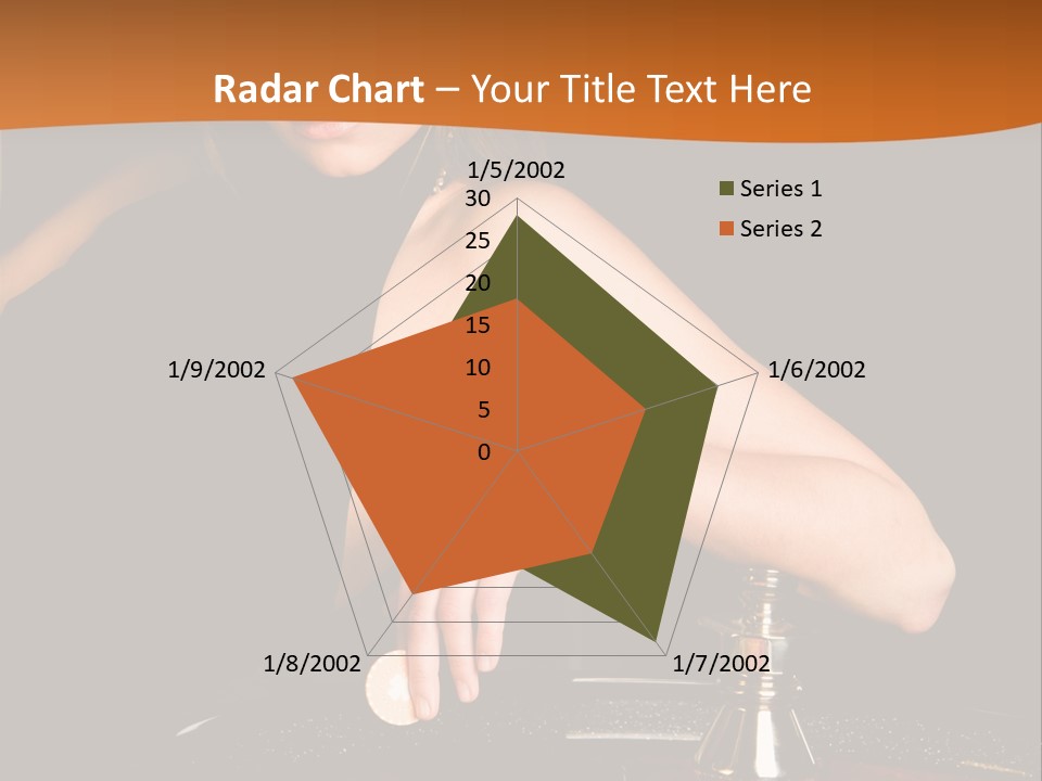 Adult Female Money PowerPoint Template