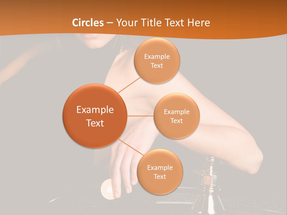 Adult Female Money PowerPoint Template