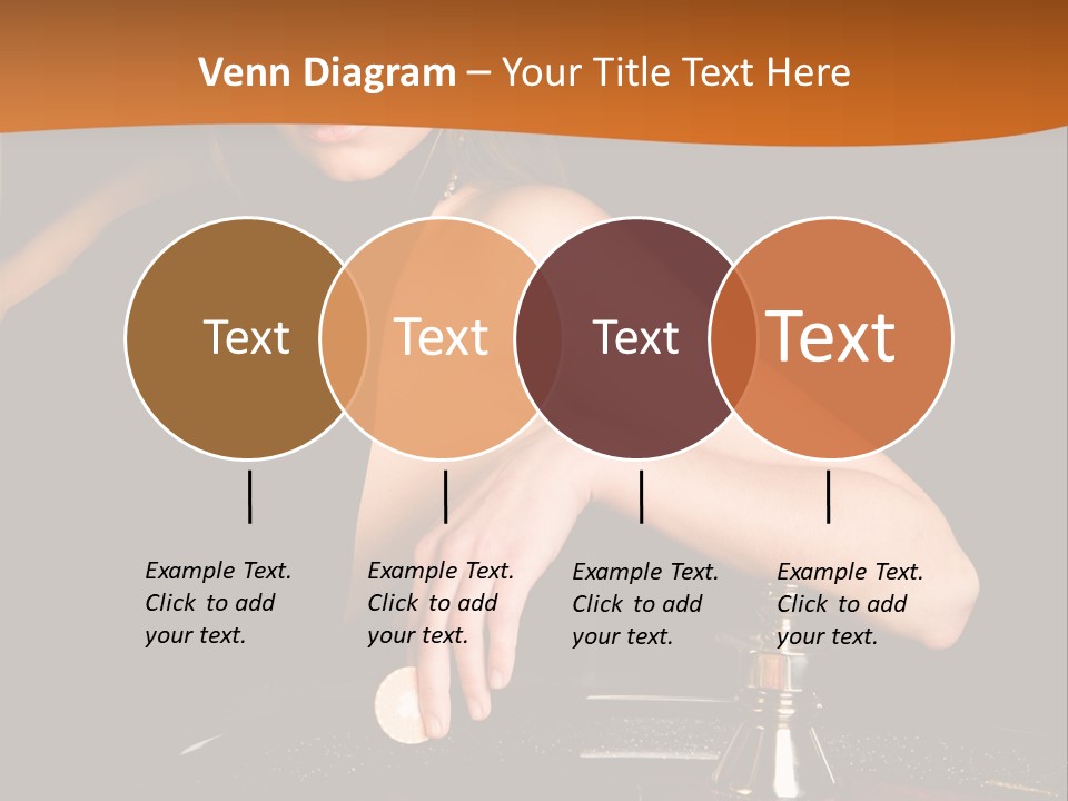 Adult Female Money PowerPoint Template