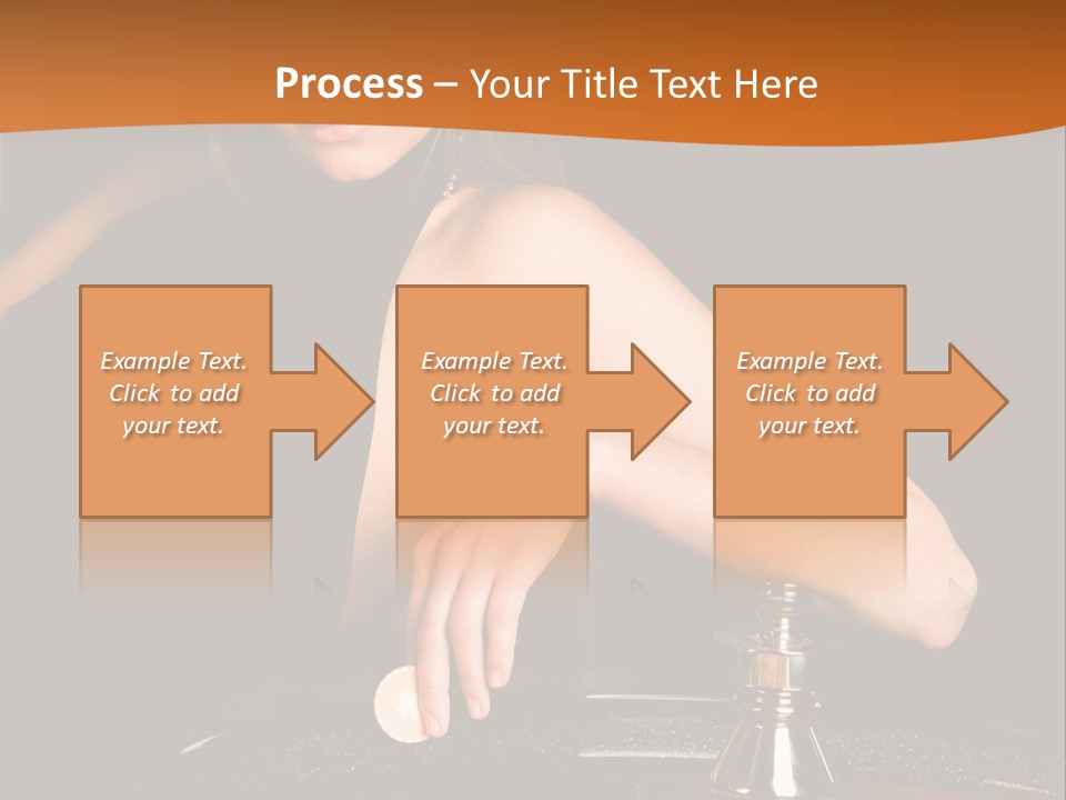 Adult Female Money PowerPoint Template